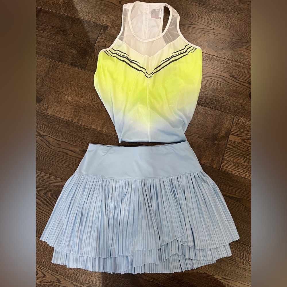 Lucky in love tank + skirt